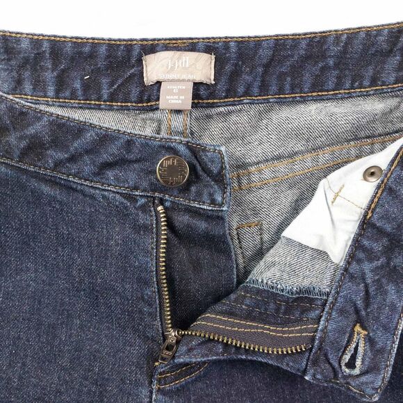 J. Jill Jeans Womens 6 Blue Straight Leg Stretch Denim 5 Pocket Medium Wash - Picture 3 of 13